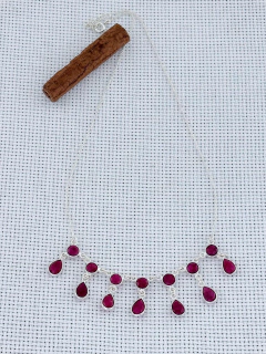 COLAR EM PRATA 925 COM RUBI (90/25C1700379) - comprar online