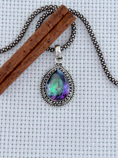 Pingente Em Prata 925 Com Topázio Místico (80/45P880199) - comprar online