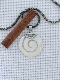 PINGENTE EM PRATA 925 COM MADREPÉROLA (80/12P41089) - comprar online