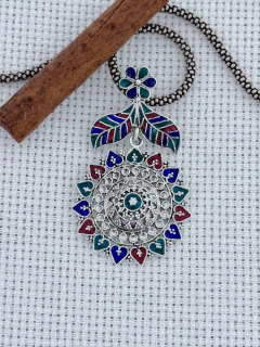 Pingente Bali Em prata 925 e cloisonné (54/10P1680369) - comprar online