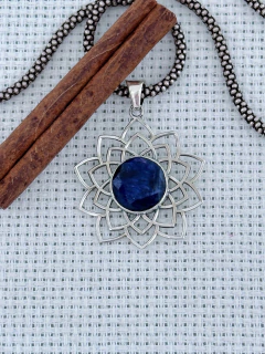 Pingente Em Prata 925 Com Safira (35/26P690159) na internet