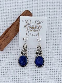 Brinco em prata 925 com safira (39/26B1010249) - comprar online