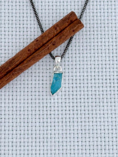 PINGENTE PRATA 925 COM TOPÁZIO AZUL (39/27A440109) - comprar online