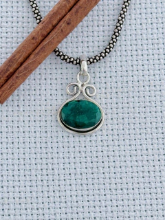 Pingente Em Prata 925 Com Esmeralda (39/07P530139) - comprar online