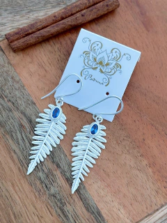 Brinco Em Prata 925 Com Topázio Azul (80/27B980219) - comprar online