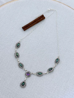 Colar Em Prata 925 Com Topázio Místico (70/45C300669) na internet