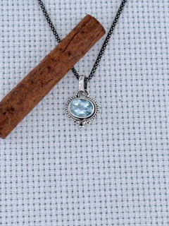 PINGENTE PRATA 925 COM TOPÁZIO Azul (1/27A35079) - comprar online