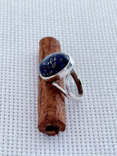 Anel Em Prata 925 Com Lápis Lazúli (35/11A740169) - loja online