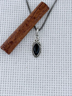 Pingente Em Prata 925 Com Ônix (1/16P32079) na internet