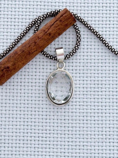 PINGENTE EM PRATA 925 COM CRISTAL (39/06A680169) - comprar online