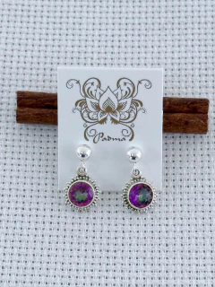 Brinco Em Prata 925 Com Topázio Místico (1/45B790179) na internet