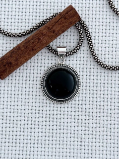 Pingente Em Prata 925 Com Ônix (35/16P910199) - comprar online