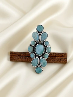 Anel Em Prata 925 Com Larimar (94/36A4200989) - comprar online
