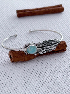 Bracelete em Prata 925 com Larimar (39/36B1560389) na internet