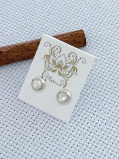 BRINCO BALI EM PRATA 925 COM MADREPÉROLA (35/12B19049)