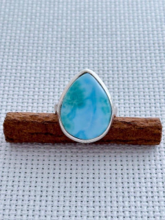 Anel Em Prata 925 Com Larimar (35/36A1640589) - comprar online