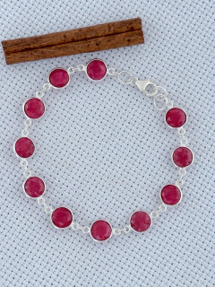 Pulseira Em Prata 925 Com Rubi (35/25U1170259)