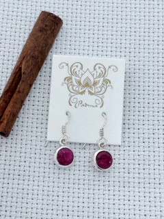 Brinco em prata 925 com rubi (50/25B500119) na internet