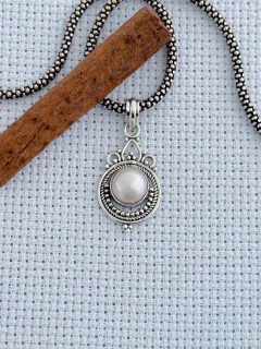 PINGENTE EM PRATA 925 COM PÉROLA (40/20P40099) - comprar online