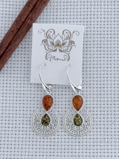 Brinco EM PRATA 925 COM ÂMBAR (35/33P1480329) na internet