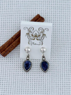 Brinco em prata 925 com safira (50/26B640149) na internet