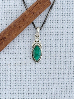 Pingente Em Prata 925 Com Esmeralda (1/07P34079) - comprar online