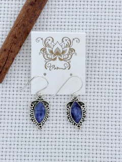 Brinco em prata 925 com safira (35/26B640149) - comprar online