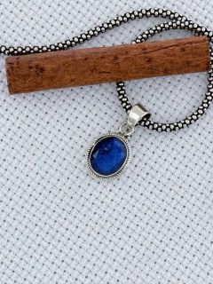 Pingente Em Prata 925 Com Safira (35/26P39089)