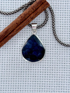 Pingente Em Prata 925 Com Safira (35/26P1250279) - comprar online