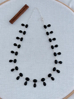 Colar em Prata 925 e Ônix (80/10C3190709) - comprar online