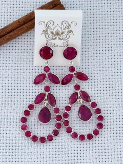 Brinco em prata 925 com rubi (40/25B2980659) - comprar online