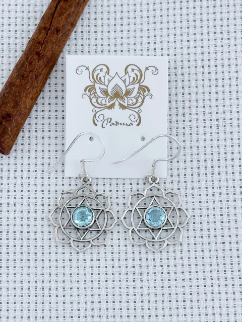 Brinco em Prata 925 Água marinha (35/10B730159) - comprar online