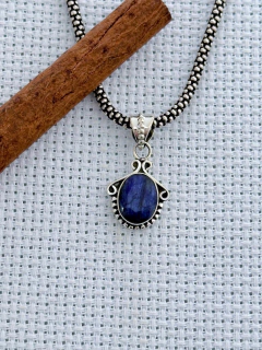 Pingente Em Prata 925 Com Safira (40/26P38099) - comprar online