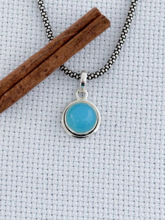 PINGENTE EM PRATA 925 COM CALCEDÔNIA (35/05P520119) - comprar online