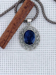 Pingente Em Prata 925 Com Safira (35/26P810179) na internet