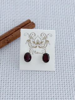 Brinco Em Prata 925 Com Granada (35/08B24059) - comprar online