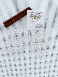 Brinco Em Prata 925 - Flor de Lótus (80/10B890199) na internet