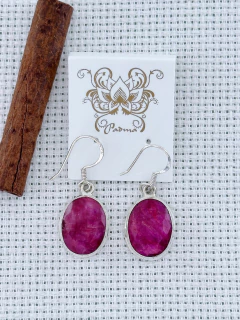 Brinco em prata 925 com rubi (35/25B1350299) na internet