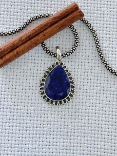 Pingente Em Prata 925 Com Safira (51/26P560129) - comprar online