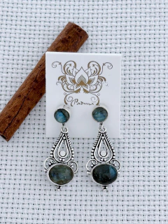 Brinco Em Prata 925 Com Labradorita (53/09B840189) - comprar online