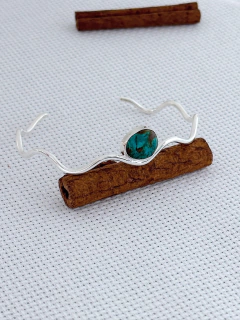 Bracelete EM PRATA 925 COM TURQUESA (80/28U1970439) na internet