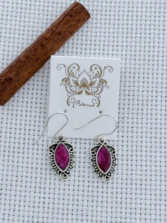 Brinco em prata 925 com rubi (1/25B610139) - comprar online