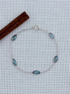 Pulseira Em Prata 925 Com Topázio Místico (35/45U34079) - comprar online