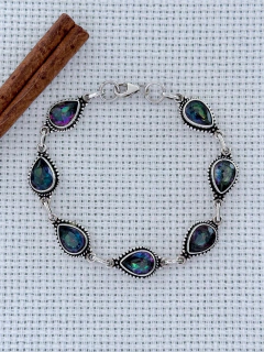 Pulseira Em Prata 925 Com Topázio Místico (35/45U1730389) - comprar online