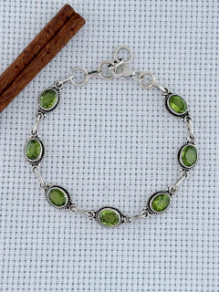 Pulseira em Prata 925 com Peridoto (53/10U2280509) - comprar online