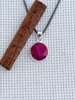 Pingente Em Prata 925 Com Rubi (35/25P5400119) na internet