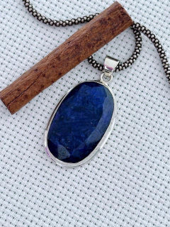 Pingente Em Prata 925 Com Safira (35/26P2100469) - comprar online