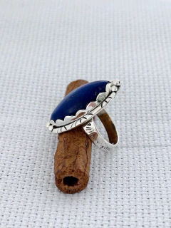 Anel Em Prata 925 Com Lápis Lazúli (70/11A1810399) - loja online