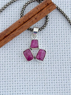 PINGENTE EM PRATA 925 COM TURMALINA Rosa (40/60P640169) - comprar online