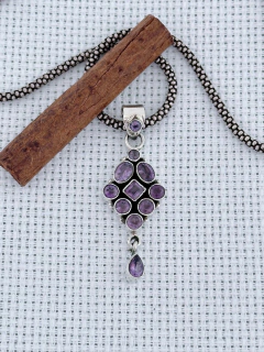 Pingente Em Prata 925 Com Ametista (1/02P960219) - comprar online